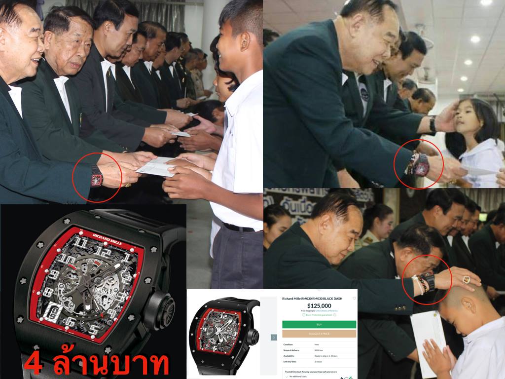 Another Multi Million Baht Watch Spotted on Prawit s Wrist