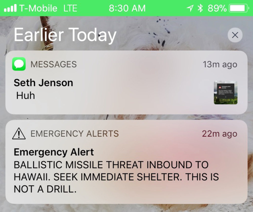 Сообщение 13. Hawaii Missile Alert. Emergency Alert Ballistic Missile. Hawaii Emergency. False Missile Alert.