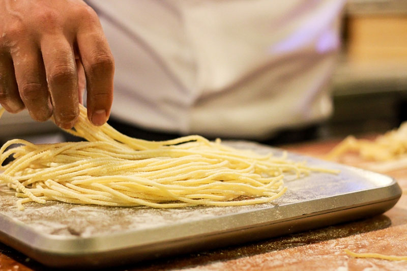 Pasta Made Before Your Eyes, Without the Cream Coma at 'Al Dente'