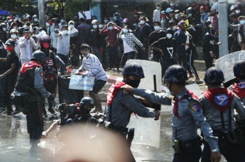 Myanmar Junta Cracks Down on Crowds Defying Protest Ban