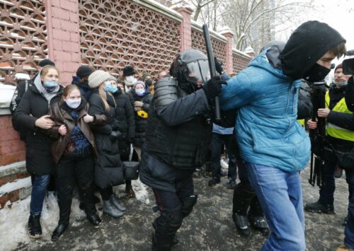 Over 5,100 Arrested at Pro-Navalny Protests Across Russia