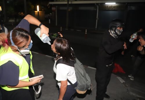 Cops Say They Don’t Use Tear Gas During Clash at Police Station