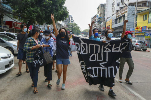 Myanmar Junta Cracks Down on Celebrations of New Shadow Govt