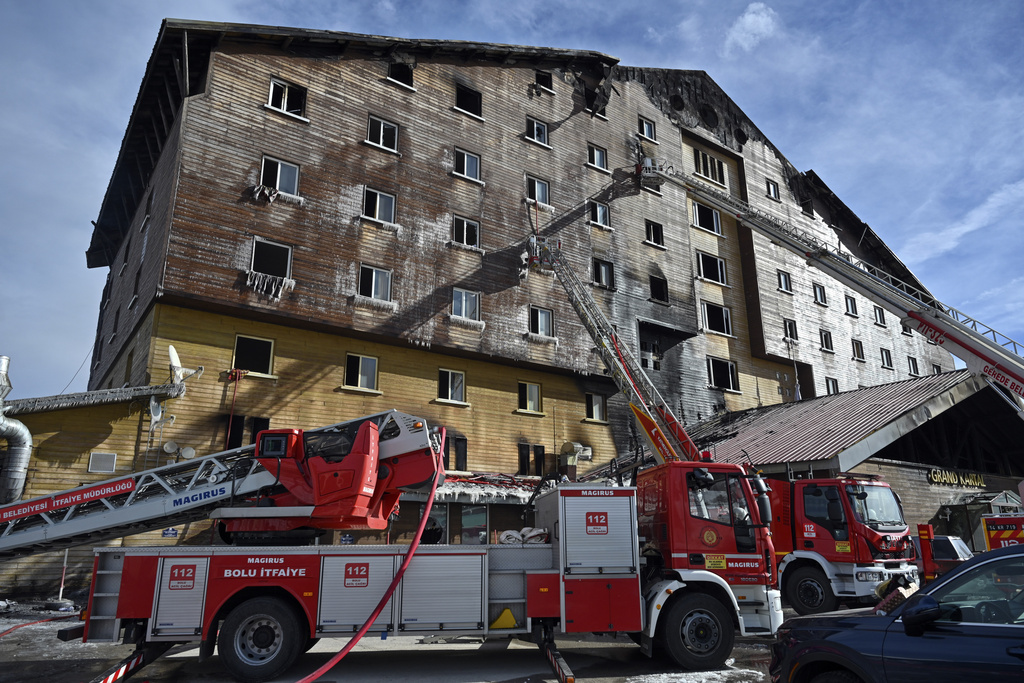 At Least 66 Dead and 51 Injured in a Hotel Fire at a Ski Resort in Turkey