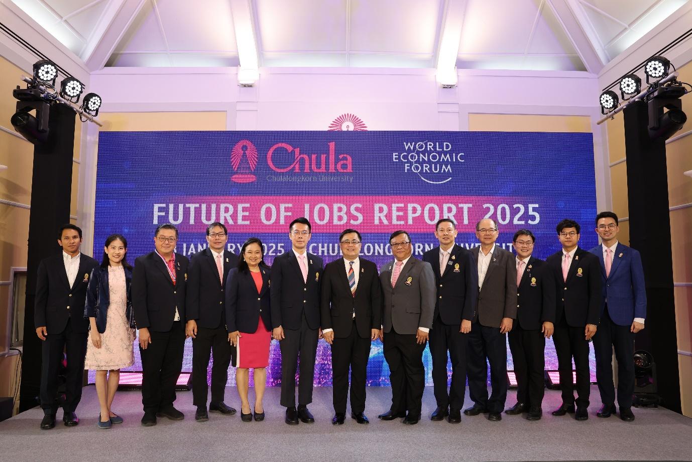 Chulalongkorn University Partners with WEF on 'Future of Jobs 2025